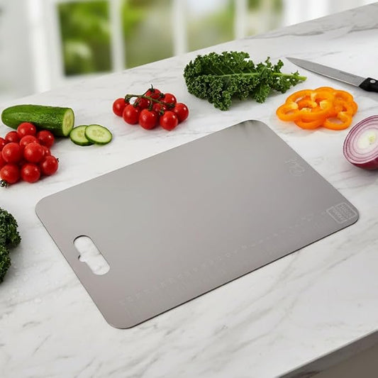 Stainless Steel Chopping Board, 24.5 x 35.5 cm