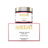 Sukkati Brightening + Balancing Night Crème, 50 gm