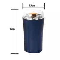 Portable Electric Coffee Grinder, 200 Watts, Blue