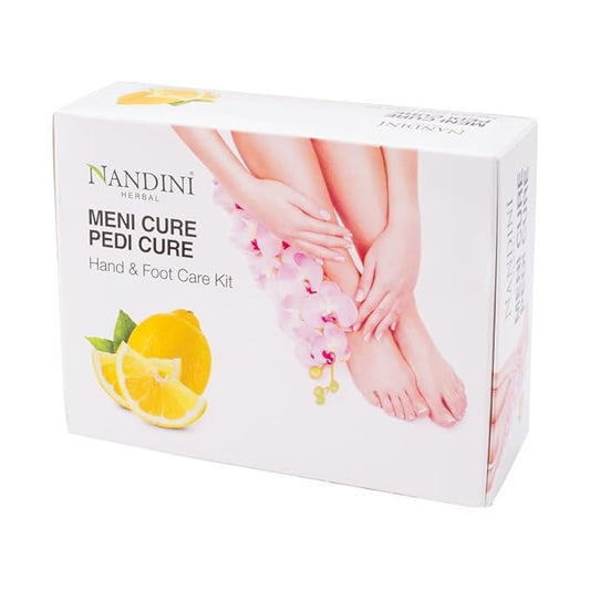 Manicure Pedicure Kit with lemon extract Meni Cure Pedi Cure Hand and Foot Care Kit, 400g + 200ml