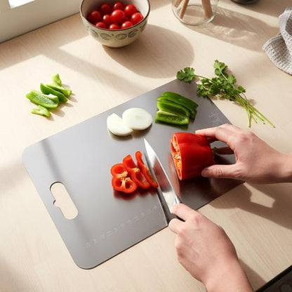 Stainless Steel Chopping Board, 24.5 x 35.5 cm