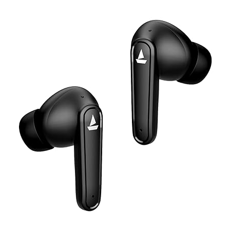 boAt Airdopes 161 Bluetooth Truly Wireless in Ear Earbuds, Black, Plastic