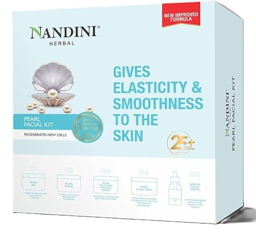 Pearl Facial Kit | Regenerates New Cells | Gives Elasticity & Smoothness To The Skin, 210 g