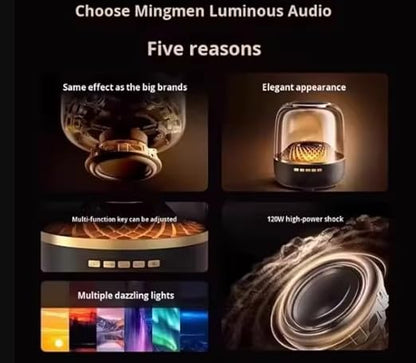 Baystore Big Diamond Smart LED Wireless Bluetooth Speaker with RGB Lamp