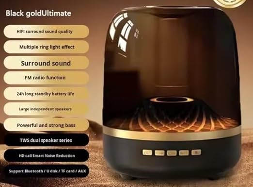 Baystore Big Diamond Smart LED Wireless Bluetooth Speaker with RGB Lamp