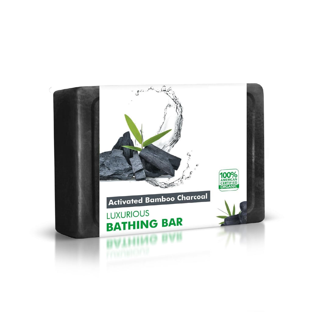 Activated Bamboo Charcoal Luxurious Bathing Bar, 125 gm