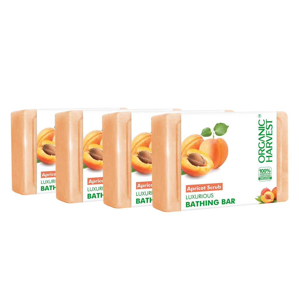 Apricot Scrub Luxurious Bathing Bar, 125 gm