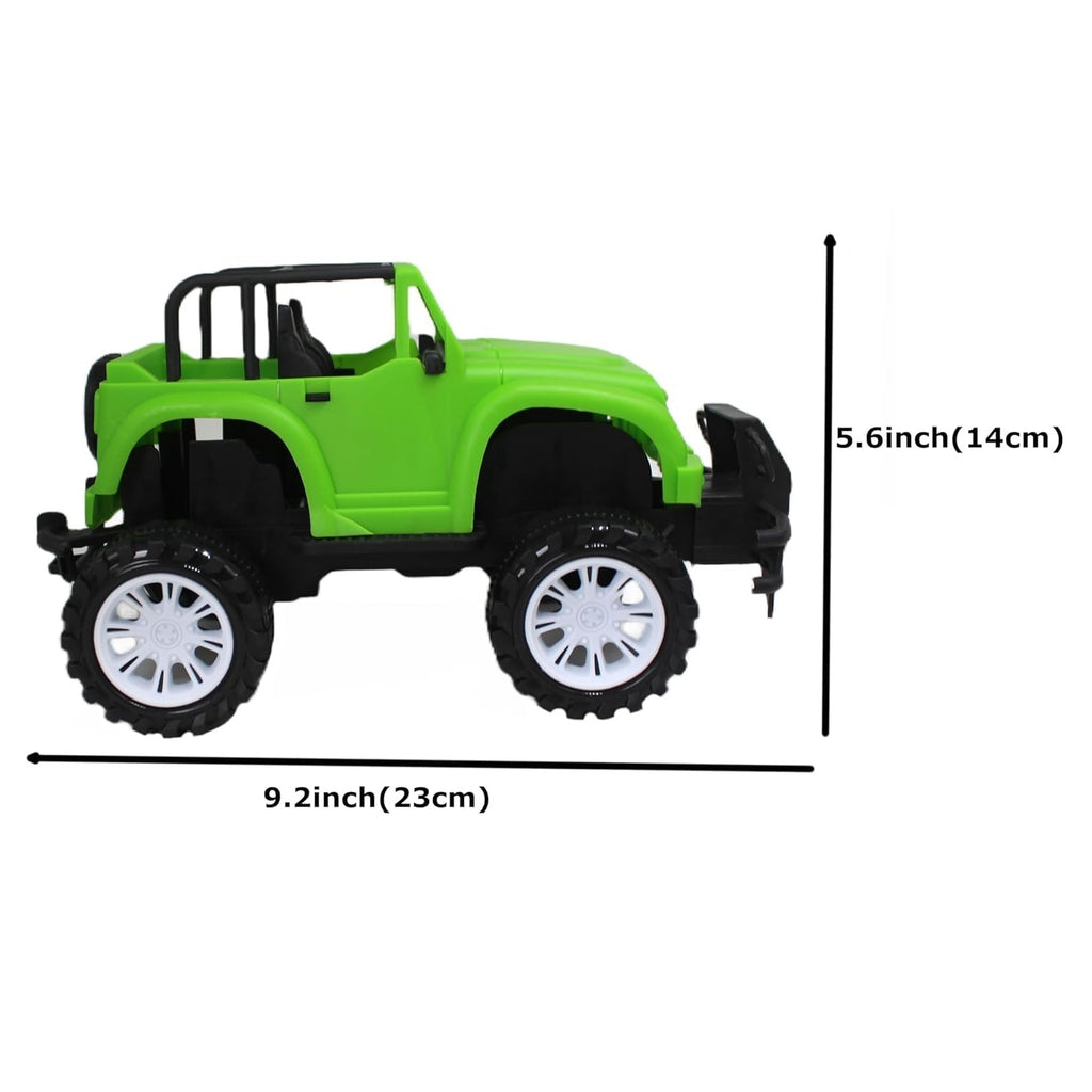 Adventure Jeep, Green, Plastic