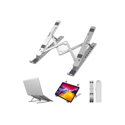 Tabletop Laptop Stand, Silver