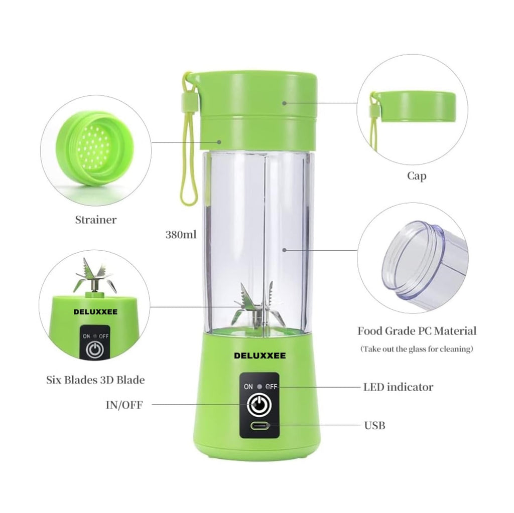 Portable USB Rechargeable Mini Juicer Blender