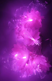 Silicone Pink Flower LED String Light, 3 Meter