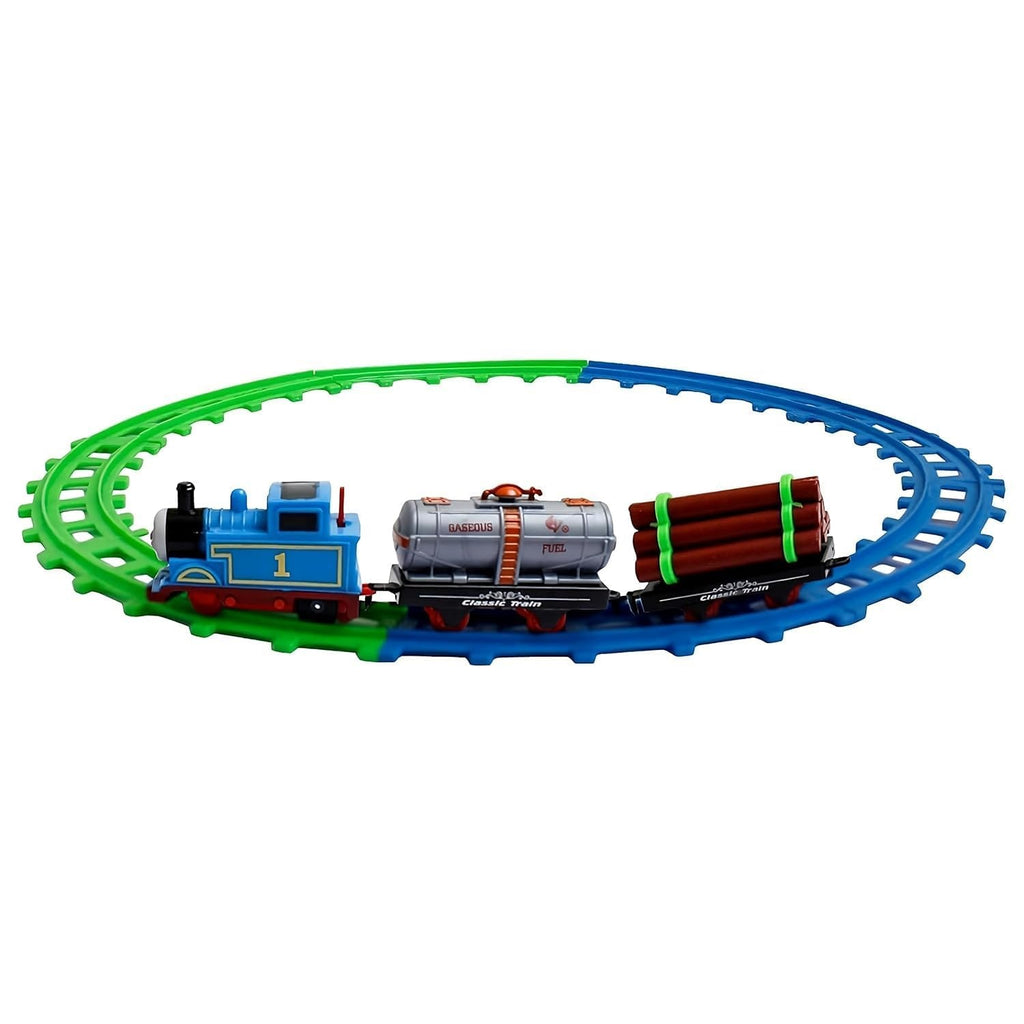 Thomas Cartoon Train Toy Set with Track, ‎Plastic