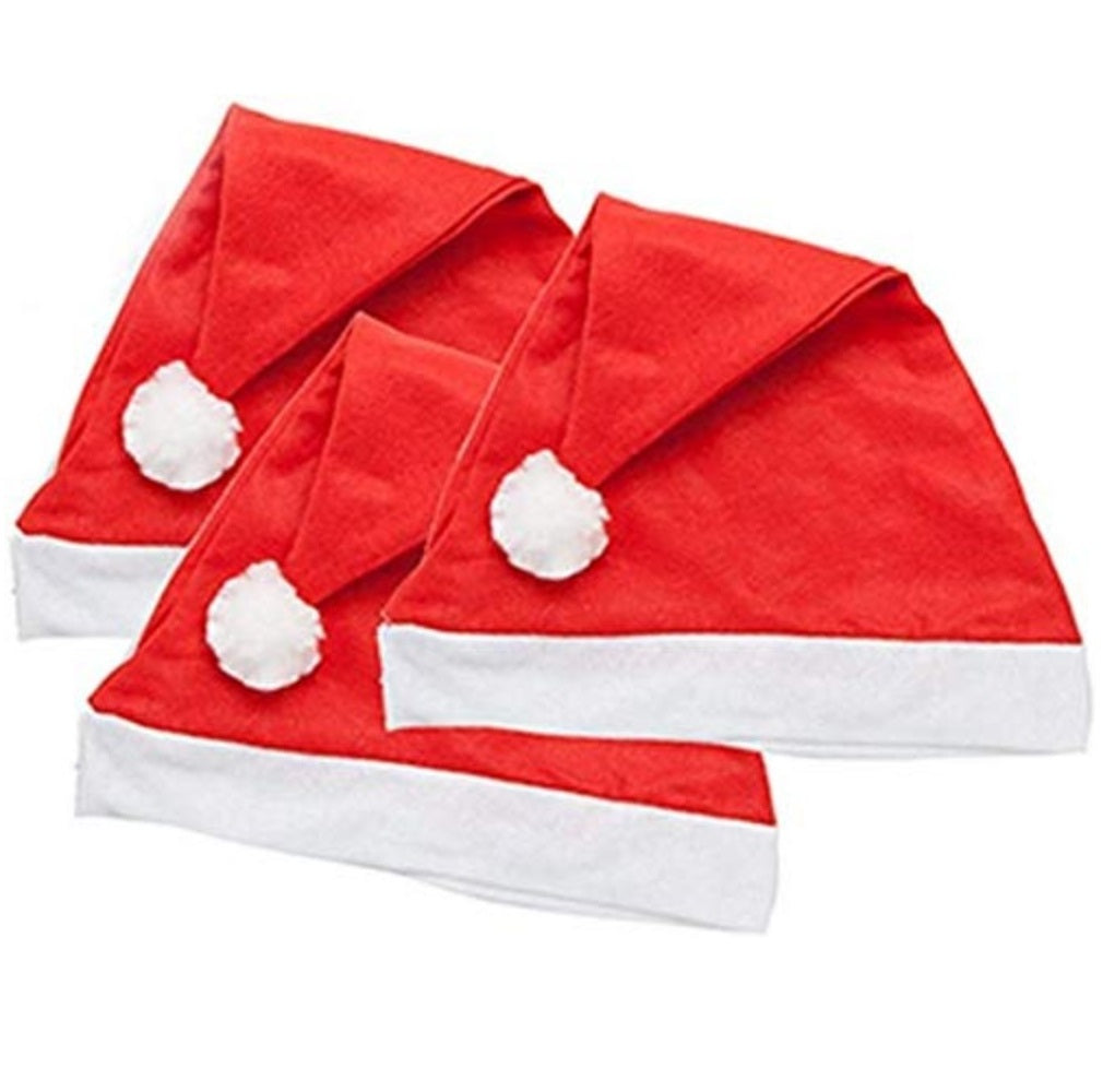 Christmas Santa Claus Hat, Red/White