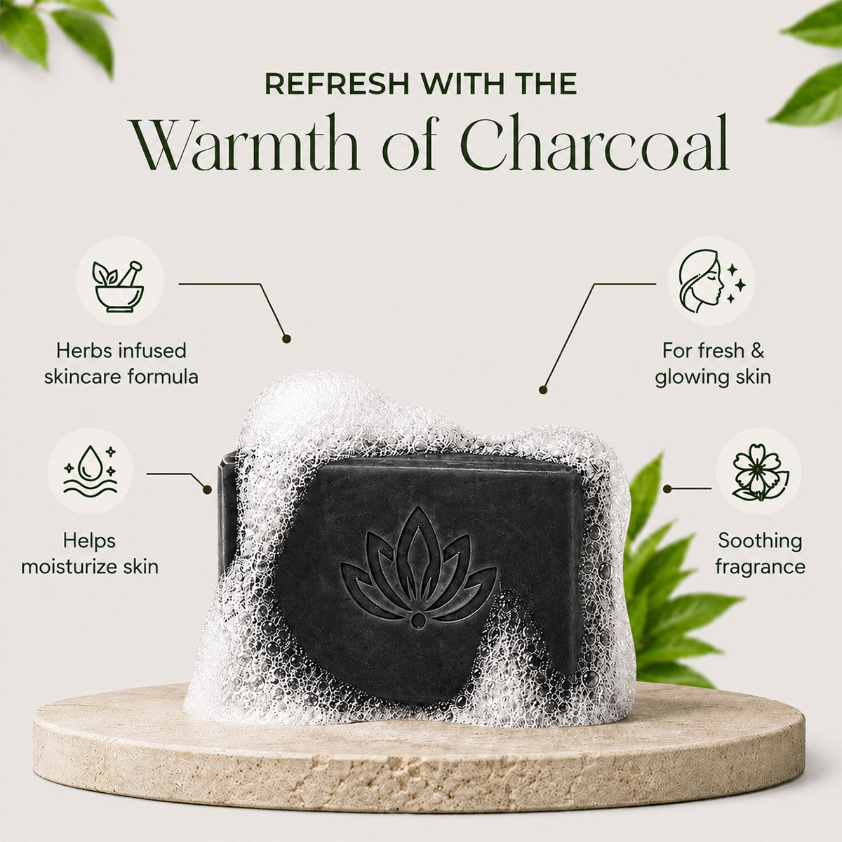 Herbal Bath Bar Soap for Deep Cleansing & Skin Brightening 100g (Aloe Vera & Glycerine, 100g (Pack of 2)