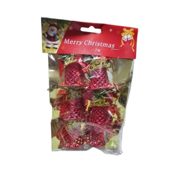 Christmas Jingle Bells, Red, Pack of 2