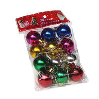 Christmas Tree Ornaments Balls, Multicolor, Pack of 3