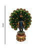 Handicrafts Beautiful Dancing Multicolor Wooden Peacock
