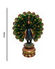 Handicrafts Beautiful Dancing Multicolor Wooden Peacock