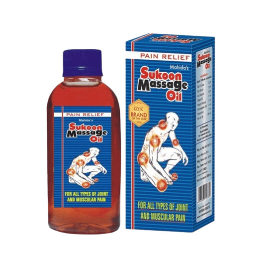 Mahida Blue Sukoon Massage Oil For All Types of Joint and Muscular Pain