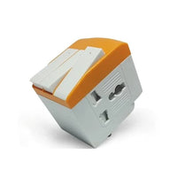 3 Pin Multi Plug Socket, 250 Volts, 5 AMPS