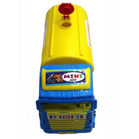 Oil Tanker Truck, Blue and Yellow, Plastic