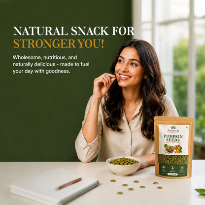 Aureveda Pumpkin Seeds 200g - 30g Protein per 100g | Rich in Zinc