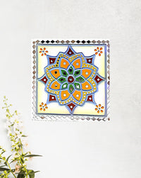 Stunning Decorative Mandala Lippan Art, 12 Inch x 12 Inch