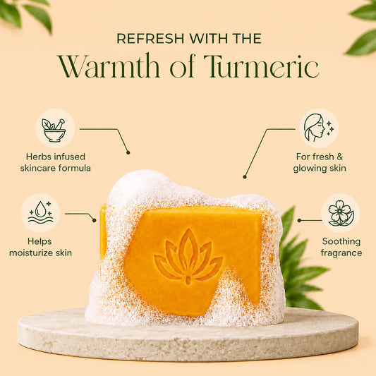 Turmeric & Kojic Acid Soap | Vegan Bath Bar | Deep Cleansing | Brightens Skin | Paraben-Free | Suitable for All Skin Types (Pack Of 1)