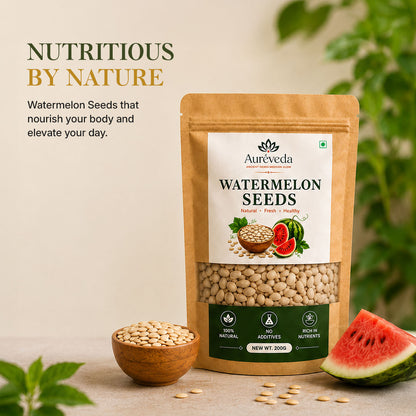 Aureveda Watermelon Seeds 250g - High in Protein | Magaj Seeds