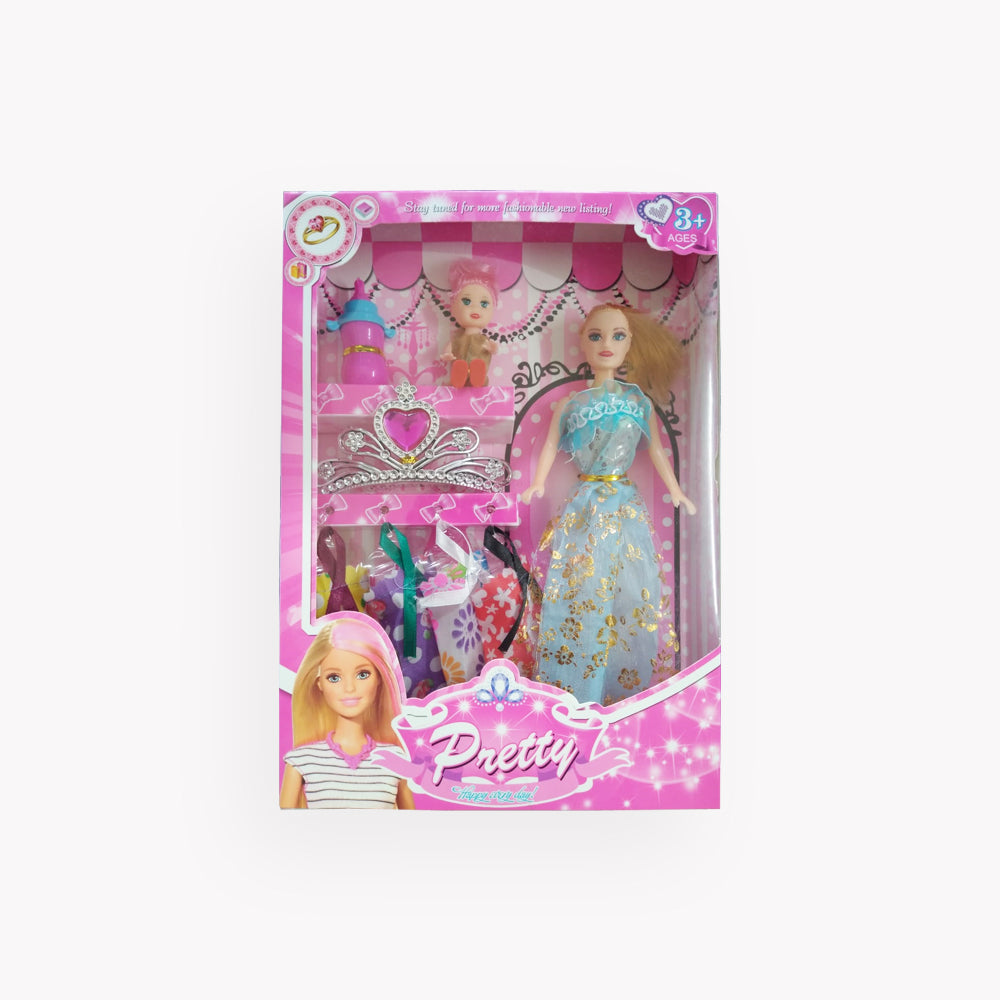 Pretty Girls Doll Set, Plastic – Baystore - Main Image