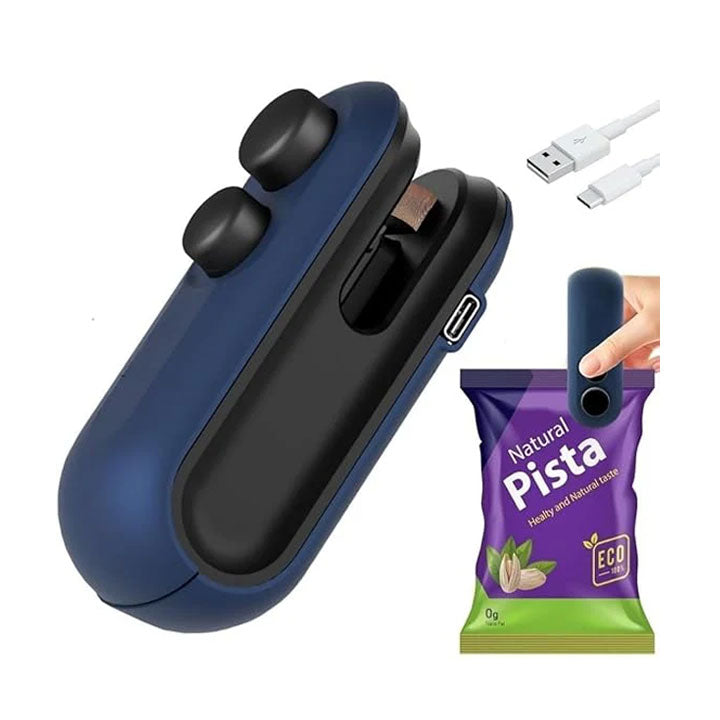 Sealing Machine USB Heat Sealer, Rechargeable, Multicolor